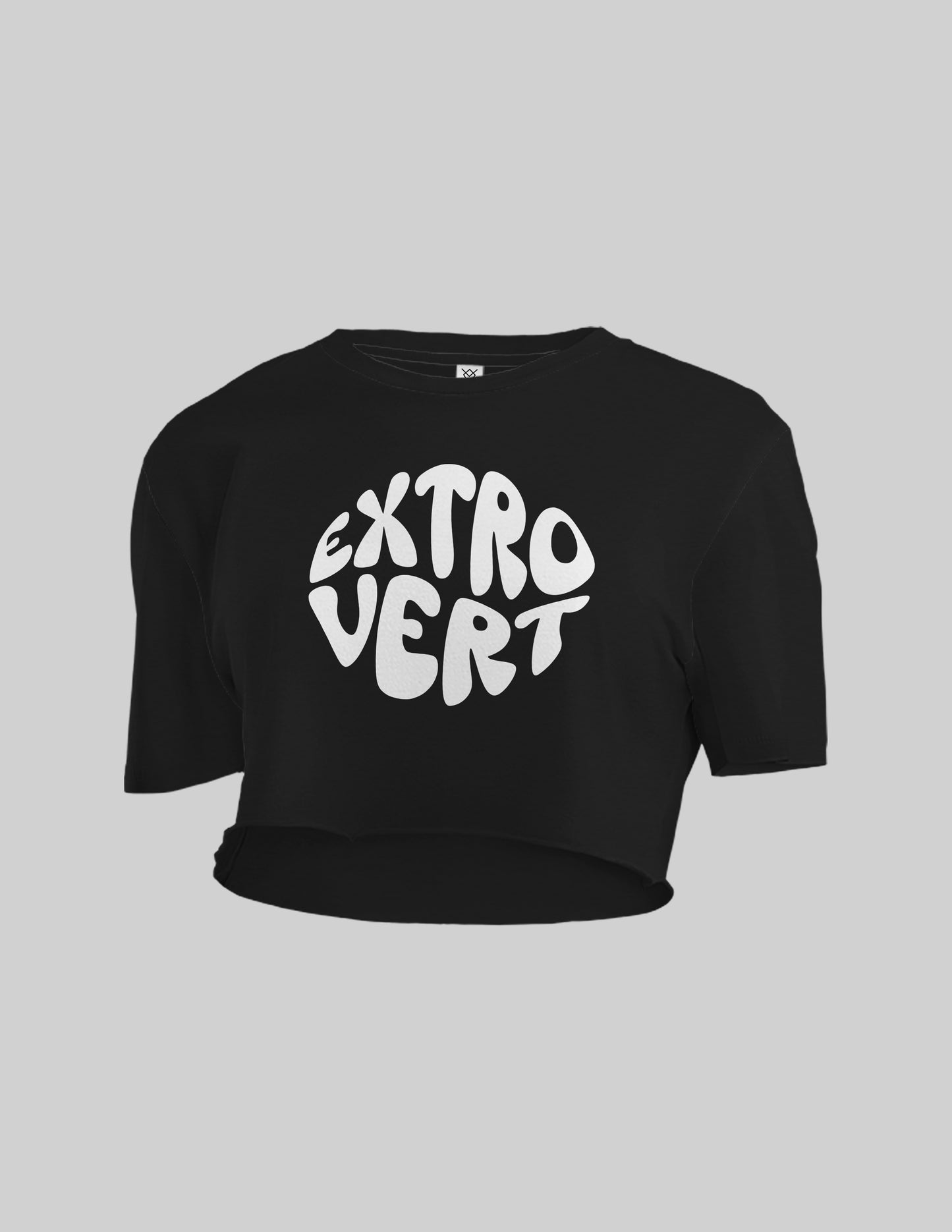 EXTROVERT. Crop Top