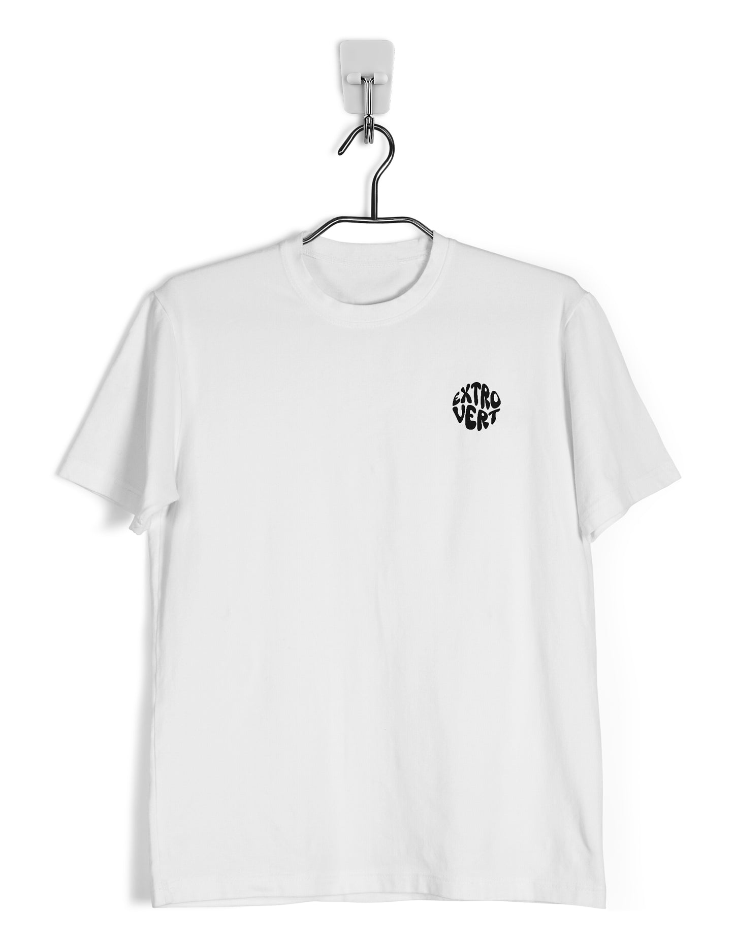 EXTROVERT SPACE. White T-Shirt