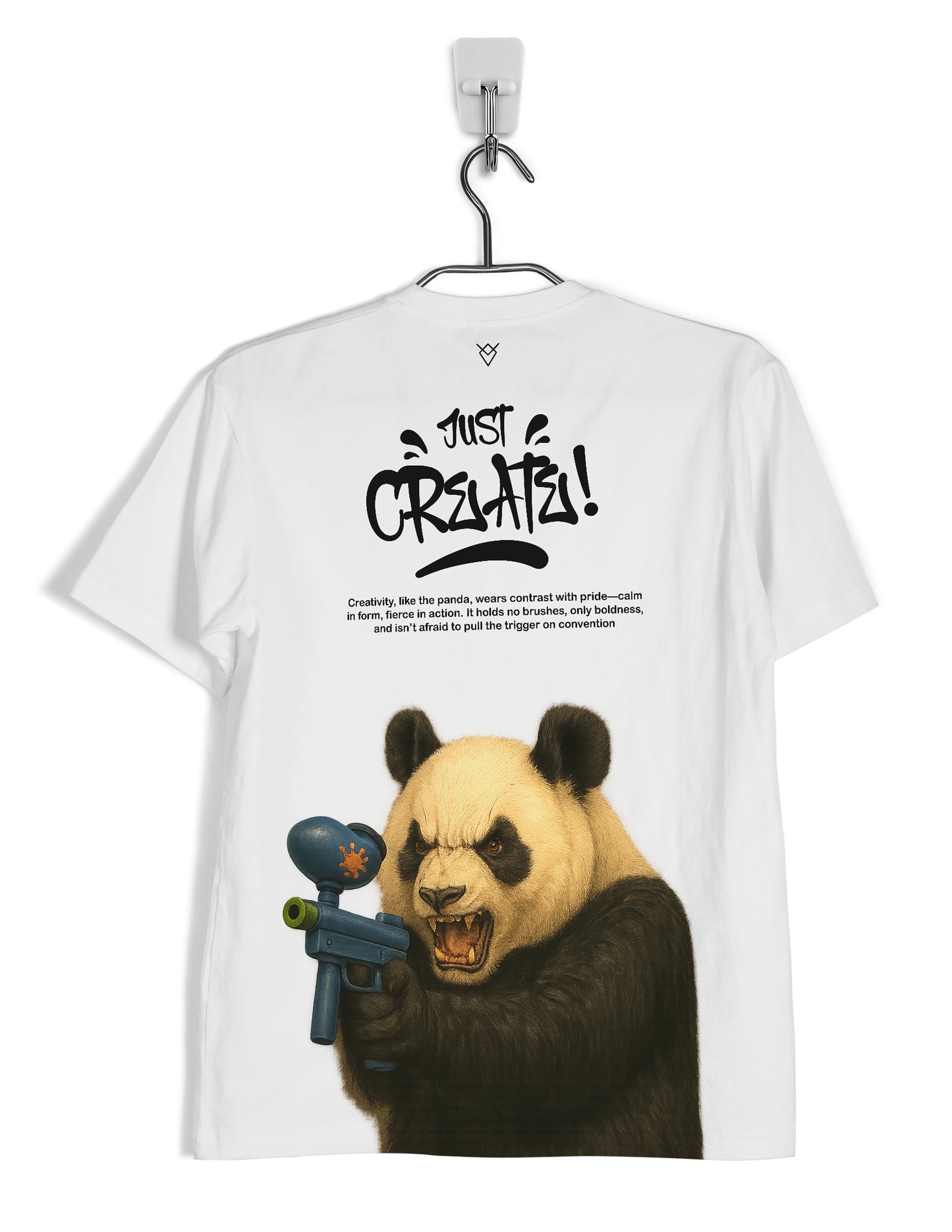 JUST CREATE IT PANDA. T-Shirt