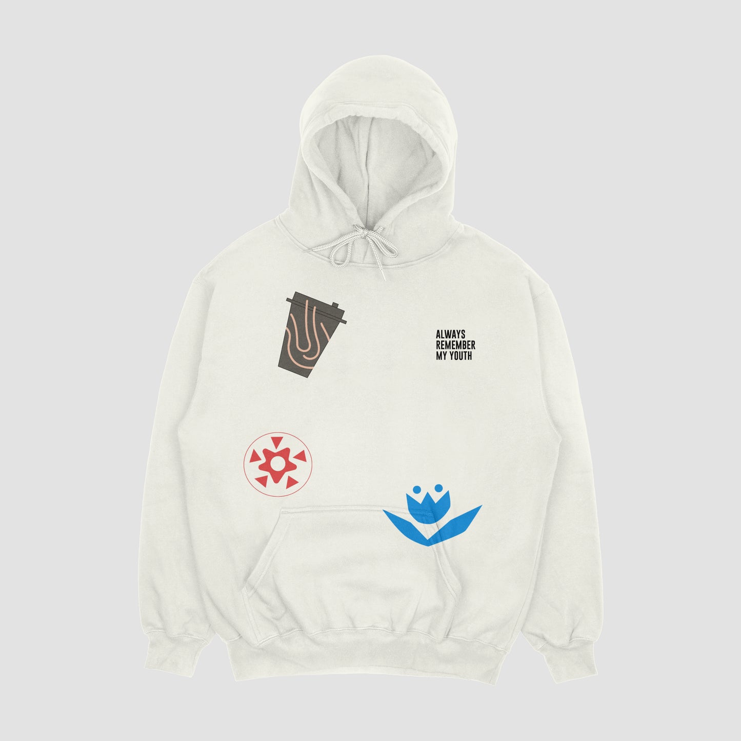 ARMY ABSTRACT RUN. Hoodie